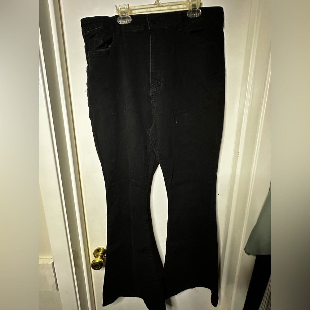 Black bell bottoms